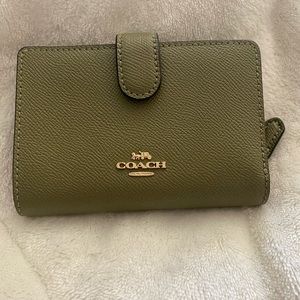 Olive Green Coach Wallet